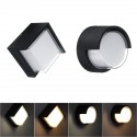 20W Modern LED Wall Lamp Waterproof Outdoor Sconce Light Fixture Ceiling Lamp Balcony Garden Courtyard - 4000K Round