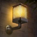 DG-LF6002 Solar Flickering Flame Lamp IP65 Waterproof 1500k Color Temperature Wall-mounted/Hanging Atmosphere Decroative L