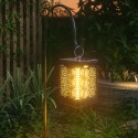  DG-LF6002 Solar Flickering Flame Lamp IP65 Waterproof 1500k Color Temperature Wall-mounted/Hanging Atmosphere Decroative L