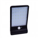 36LED Garden Solar Powered Wall Light Waterproof PIR Motion Sensor Walkway Outdoor Lamp - White