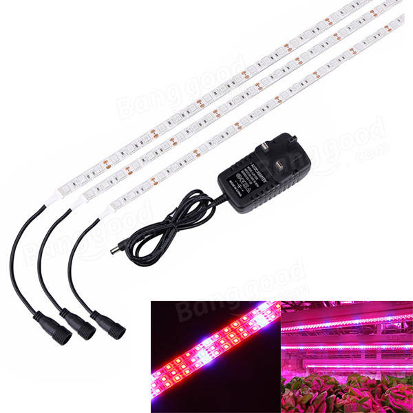 18W 75 Red 15 Blue Plant LED Grow String Light Greenhouse Waterproof Growth Lamp with 12V Plug - US Plug