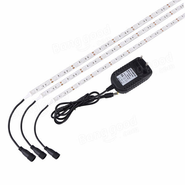 18W 75 Red 15 Blue Plant LED Grow String Light Greenhouse Waterproof Growth Lamp with 12V Plug - US Plug