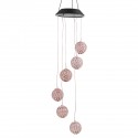 LED Light Solar Light Wind Chime Color Changing Garden Rattan Ball
