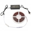 5M SMD5050 Waterproof Full Spectrum LED Plant Grow Strip Light for Greenhouse  DC12V - EU Plug