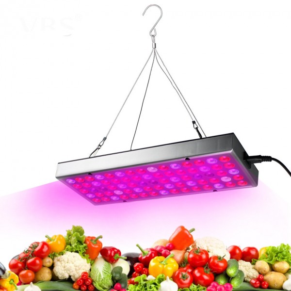 25W 75LED Full Spectrum Plants Growing Lamps 1000lm UV Red Blue White Light Chips for Greenhouse Seeding Cultivation Indoor Flow