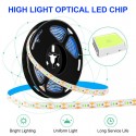 0.5/2/3M IP65 Waterproof LED Grow Light Strip Plant Growing Lamp Touch Control Ice Blue Light - 0.5M No