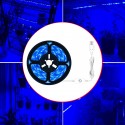 0.5/2/3M IP65 Waterproof LED Grow Light Strip Plant Growing Lamp Touch Control Ice Blue Light - 0.5M No