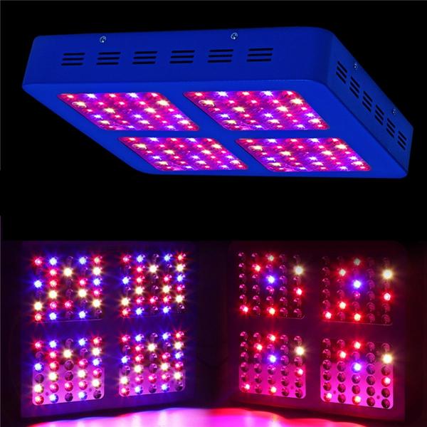 120W 120 LED Full Spectrum Grow Light Hydroponics For Indoor Plant Flower AC85~265V - Blue US Plug
