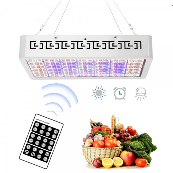 100W In Full Spectrum LED Grow Light Automatic Cycle Timing Lamp Lights Dimmable Indoor Led Grow Light with Intelligent Remote C