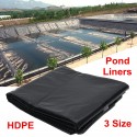 10m Black Durable Pond Liner Garden Pool HDPE Membrane Reinforced Landscaping Protector - A