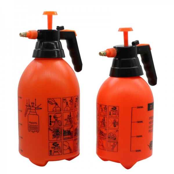 2L/3L Pneumatic Sprayer Bottle Fogger Nebulizer Adjustable Copper Nozzle Head Manual Air Compression Pump Spray Bottle - 3L