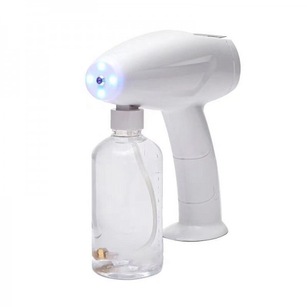 250ML Handheld Atomizing Sprayer USB Charging Wireless Nebulizers Disinfectant Fogger Blue-ray Nano Steam Sprayer with Touch Scr