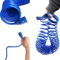 10M/15M Garden EVA Curly Water Hose Spring Tube Car Washer Flower Lawn Watering Hose Pipe - 15M
