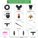25M/30M/43M Drip Irrigation Kit Garden Irrigation System Adjustable Automatic Irrigation Set Distribution Tubing Hose DIY Wateri