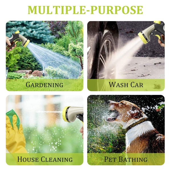  25ft/50ft/75ft Stronger Deluxe Expandable Flexible Garden Water Hose Kit - 25FT