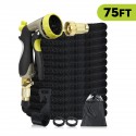  25ft/50ft/75ft Stronger Deluxe Expandable Flexible Garden Water Hose Kit - 25FT