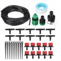 10/25m Hose Irrigation Dripper Watering Kit Automatic Irrigation System Garden Cooling Tool Kits - 25m Watering Set