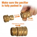 Garden Hose 3/4in GHT  Solid Brass Quick Connect Kit Watering Outdoor Home