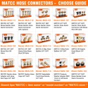 Garden Hose 3/4in GHT  Solid Brass Quick Connect Kit Watering Outdoor Home