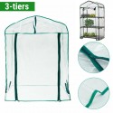 2/3/4/5-Tier Garden Greenhouse Shed Storage PVC Cover Heavy-duty Sunproof Greenhouse Cover - 2 tiers