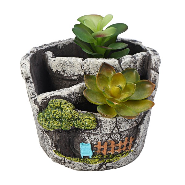 10 Styles Succulent  Desktop Flower Pot Plants Planter Garden Plants Holder Home Window Decoration - #6