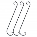 Plant Pot Stand Flower Storage Rack Metal Floor Standing Shelf Garden Decor - White