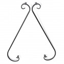 Plant Pot Stand Flower Storage Rack Metal Floor Standing Shelf Garden Decor - White