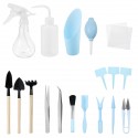 16/7Pcs Gardening Tool Miniature Set Hand Transplanting Succulent Planting Kits - C