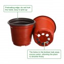 130PCS Plastic Plant Flower Pots 4'' Succulent Nursery Drainage Holes Pot - #1