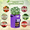 3 PCS Plant  Fabric Bags Plant Pot Nursery Soil Bag + Handle
