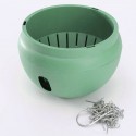 Plastic Hanging Planter Pot Home Yard Hanging Flowers Baskets With Chain - brick red