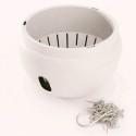 Plastic Hanging Planter Pot Home Yard Hanging Flowers Baskets With Chain - brick red