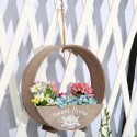 20/25cm Flower Pot House Garden Plant Holder Hanger Wall Hanging Rope Basket  - #4