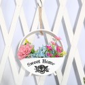 20/25cm Flower Pot House Garden Plant Holder Hanger Wall Hanging Rope Basket  - #4