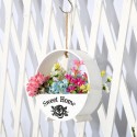 20/25cm Flower Pot House Garden Plant Holder Hanger Wall Hanging Rope Basket  - #4