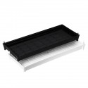 PP Plant Tray Succulents Seedling Drain Balcony Growing Holder Nursery Garden Decorations - White