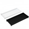 PP Plant Tray Succulents Seedling Drain Balcony Growing Holder Nursery Garden Decorations - White