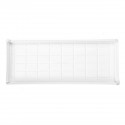 PP Plant Tray Succulents Seedling Drain Balcony Growing Holder Nursery Garden Decorations - White