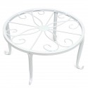 Wrought Iron Pot Plant Stand Flower Shelf Rack Holder Indoor Garden Display  - Copper