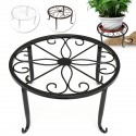 Wrought Iron Pot Plant Stand Flower Shelf Rack Holder Indoor Garden Display  - Copper
