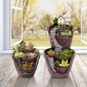 Sky Garden Potted Big House Micro Landscape Meat Plant Pots Flower Pot  Decorations