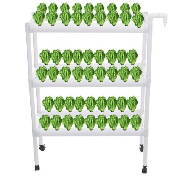 110-220V 3 Layers Hydroponic Growing Kit 6 Pipes 54 Holes Vertical Style Double Side Water Curlture Set Garden Vegetable Plantin
