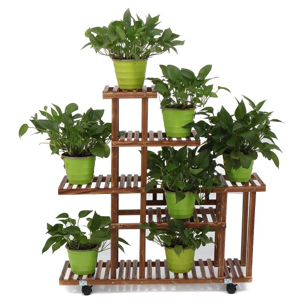 5 Tier Wood Flower Stair Flower Stand Plant Stand Flower Shelf