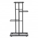 4 Layers Retro Iron Flower Stand Pot Plant Display Shelves Garden Home Decoration - White
