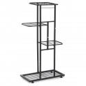 4 Layers Retro Iron Flower Stand Pot Plant Display Shelves Garden Home Decoration - White