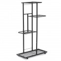4 Layers Retro Iron Flower Stand Pot Plant Display Shelves Garden Home Decoration - White