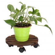 Round Wooden Plant C...