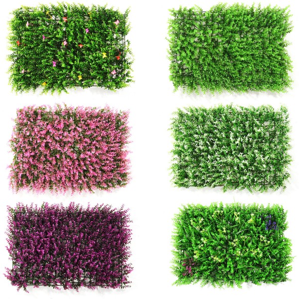 Emulational Ivy Artificial Ivy Leaf Plastic Garden Screen Rolls Wall Landscaping Turf Plant Garden Fence - #3