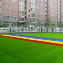 Green Artificial Grass Floor Mat Synthetic Landscape Lawn Garden Carpet Playground for DIY Landscaping Gardening Props Golf - 0.