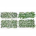 Artificial Ivy Expandable Stretchable Privacy Fence Faux Single Side Leafs Vine Screen for Outdoor Garden Yard - Small Evergreen